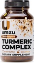 UMZU gurkemeje Supplement 124; Fælles Comfort 7 Naturlige ingredienser - Bromelin, Boswellia & BioPerine Black Pepper Bud124; Understøtter fælles sundhed & Immunitet (30 dages forsyning 124; 60 kapsler)