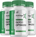 GlycogenX Glyco Optimizer Kapsler Supplement - GlycogenX Optimizer Advanced Formel, Glycogen X Supplement, GlycogenX Booster Anmeldelser, Maksimal styrke Glycogen Supplement (3 pakke - 180 Kapsler)