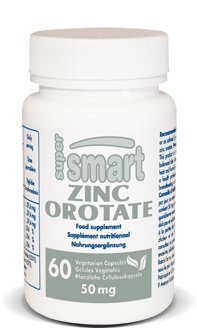 Supersmart - Zink Orotation Supplement 100mg per dag (forbedret form) - immunforsvar - Energi & Metabolisme Booster - Mild Acne Pills - Skin Health