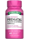 Naturens sandhed prænatale vitaminer med folinsyre Buddy 124; 60 kapsler Buddy 124; Non- GMO & Gluten Free Supplement
