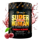 ALFA LION Superhuman Burn - 2 i 1 Metabolisme Booster Pre Workout og termogene Fat Burner for mænd - Appetite Suppressant og vægttab supplement (21 Servere, Sweet Black Cherry Flavor)