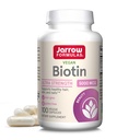 Jarrow Formulas ® Biotin Ultra Strength 5000 mcg, Kosttilskud, hår, hud og negle Support, 100 Veggie Kapsler, Op til 100 dages forsyning