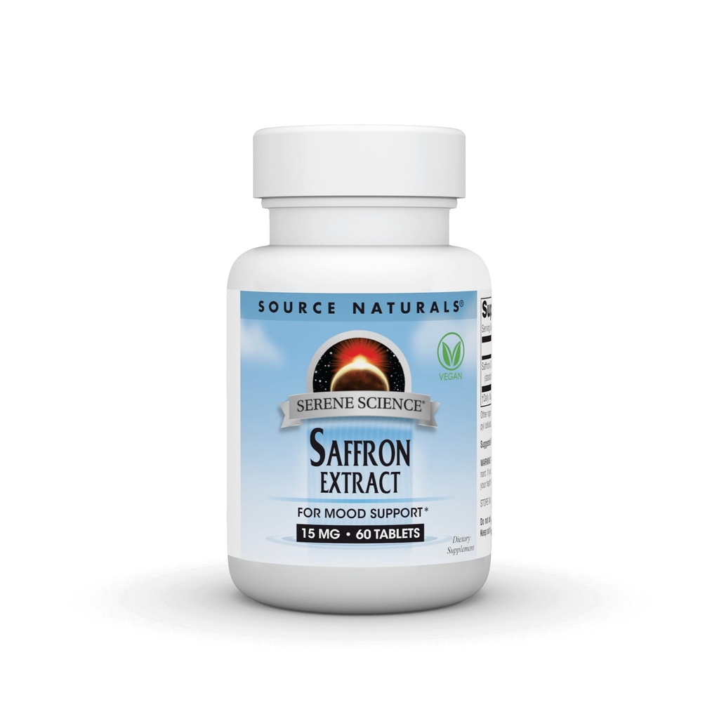 Source Naturals Serene Science Saffron Extract, for Mood Support * - 60 tabletter