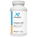 XYMOGEN OmegaPure 820 - International Fish Oil Standards (IFOS) Five- Star Certified Fish Oil - DHA EPA Omega-3 Supplement for cardiovaskulær + kognitiv support (120 små bløddele)