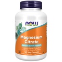 Now Supplements, Magnesium Citrate, Enzyme Funktion *, Nervesystemet Support *, 120 Veg Kapsler