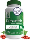 Health Thru Nutrition Capsanthin 40mg - Ultimate Eye Supplement Note 124; Sund Vision Support & Blue Light Protection Dry Eye Relief som CapsiClear Afledt fra Capsicum Annuum