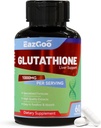 Glutathion Supplement 1000mg Antioxidant Supplement - Premium Vegan Formel for immunforsvar, Huden Brightening & Lever Detox - Allergen- Free, Non- GMO, Effektiv Wellness Boost (60 kapsler)