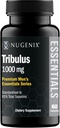 Nugenix Essentials Tribulus Terrestris til mænd Extract - 95% Total Saponiner, 1000 mg høj potens, Ekstra styrke, 60 Greve