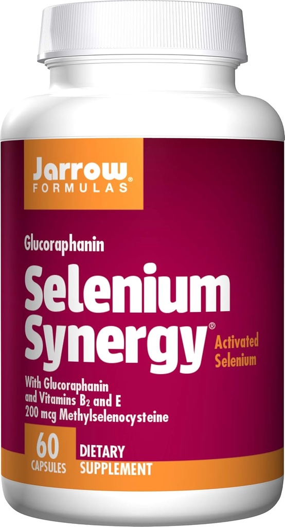 Jarrow Formulas Selenium Synergy, fremmer Antioxidant Protection Agains Free Radicals, 60 Kapsler (pakke med 3)