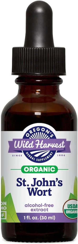 Oregon 's Wild Harvest Fresh Organic St. John' s Wort Extract, 1 Fluid Ounce