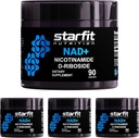 STARFIT - Nicotinamid D- Riboside, Nicotinamid Riboside til støtte for NAD + Niveau, Focus og Energy Supplement, Metabolisme Support Nicotinamid Riboside NAD Supplement, 360 Kapsler