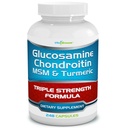 Glucosamin Chondroitin, MSM & gurkemeje - 248 kapsler