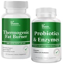 DR VITAMIN SOLUTIONER Termogent fedt brænder & probiotika fordøjelsesenzymer med Prebiotika til fordøjelsessundhed & bloating Relief for kvinder & mænd - Bundle 90 Caps