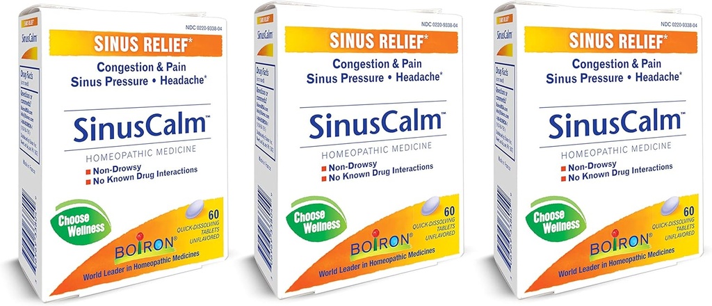 Boiron - Sinus Rolig Sinus Relief - 1 Hver - 60 TAB