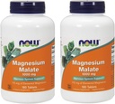 NOW Magnesiummalat 1000mg, 180 tabletter (pakke med 2)