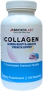 Bricker Labs Collagen til mænd og kvinder - type I, III Hydroliseret Collagen Supplement 750mg, 1 Collagen Capsule Daily - 120 Servering