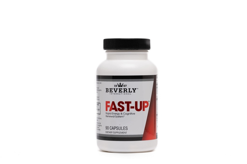 Beverly International Fast- Up, 90 kapsler. Feel-Bedre, Få Klarhed, Clear Focus-Brain Booster. Ups Mood, New Energy, Pre- workout brændstof, motivering og kognitiv ydeevne i øjeblikke.