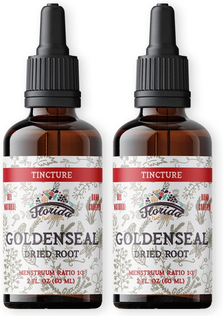 Goldenseal Root Tincture 2 Fl Oz (pakke med 2)
