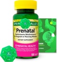 Prenatal Multivitamin / Multimineral 100 tabletter med Bundle Eksklusive vitaminer og mineraler - A til Z -Bedre Ligth & Spring Guide + Ugentlig Pill Organizer (3 elementer)