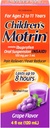 Børns Motrin Oral Suspension, Smerte Relief, Ibuprofen, Grape Flavored, 4 Oz