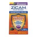 Zicam Cold Remedy Zink Lozenges, Elderberry Flavor, Homøopatisk, Sodhes Sore Hals and Houghs, Cold Shorting Medicine, Shortens Cold Varighed, 25 Greve