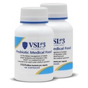 VSL # 3 ® Probiotika til fordøjelsessygdomme, IBS & UC Symptomer - 112.5B CFU 'er, High- Potency, Multi- Strain, Live, Kølemiddel Probiotika, Medical Food for Gut Health Support hos mænd & kvinder, 120 Kapsler