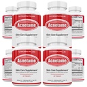4 Pakke- Vitamin Kosttilskud til Acne Treatment - Hormonal Pimple Tablets to Clear Oil Skin for Kvinder, Mænd, Teens, og Voksne