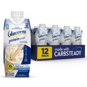 Glucerna Protein Smart Diabetes Care Shake, Vanilla, Diabetic Meal Erstatning til støtte for blod sukker management, 30g Protein, 150 kalorier, Klar til at drikke, 11-fl- oz flaske, 12 Pack