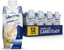 Glucerna Protein Smart Diabetes Care Shake, Vanilla, Diabetic Meal Erstatning til støtte for blod sukker management, 30g Protein, 150 kalorier, Klar til at drikke, 11-fl- oz flaske, 12 Pack