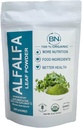 Alfalfa Leaf Powder - Grøn Superfood supplement til drikkevarer, te, shakes, Vegan, Gluten Free, Non GMO, Kosher