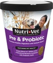 Nutri- Vet Pre & Probiotika til hunde, fordøjelsesstøtte, Opsat Mave, Puppy Probiotic, Pet Vitamin og Kosttilskud, Hund Probiotika, Lever & ost Flavor, 120 Soft Chews