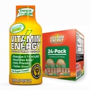 Vitamin Energy immun + ekstra styrke Energy Shot Mango 24 Pack, 260mg Natural Coffein, B-Vitamin, Citicolin, Green Tea, Immunity & Focus Support, Zero Sugar, Gluten- Free 1,93 fl oz