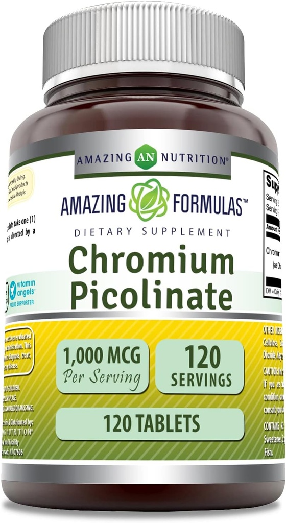 Amazing Formulas Chrom Picolinate Supplement: 124; 1000 Mcg