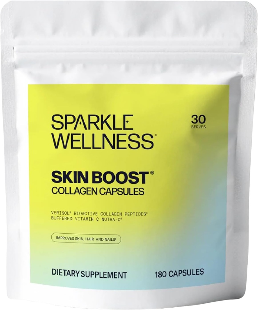 Sparkle Wellness Skin Boost Collagen Kapsler (180 piller)