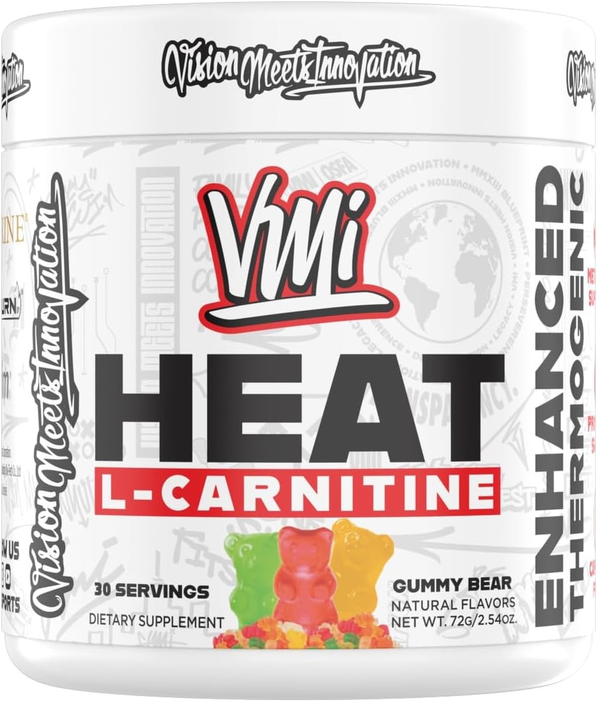 Heat L- Carnitin Powder Forbedret Thermogenisk Note 124; 1500 mg L- Carnitin