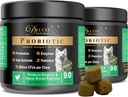 Probiotika til hunde Note 124; All- Natural Dog Probiotic Supplement med enzymer, Prebiotika, Pumpkin