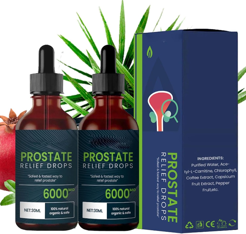 Prostata Treatment Drops -Prostata Relief Drops, Prostata Natural Herbal Drops (2pcs)