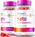 rize laboratorier - Xtremefit Keto ACV Gummies for Advanced Weight Loss, Advanced Formel, Apple Cider Vincipes Supplement (120 Gummies)