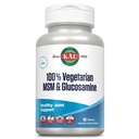 KAL 100% Vegetarisk MSM & Glucosamin - Sund fælles støtte - Vegansk Glucosamin og MSM supplement - Made without Shellfish - Lab Verified - 60-dages garanti - 60 Servering, 60 tabletter