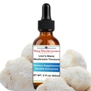 Lions Mane Tincture, High Potency, Dobbelt Udtrukket, 60 daglige doser