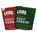 Laird Superfood Red & Greens Bundle, Prebiotic Daily Green og Antioxident Daily Red Powder, 14.8oz