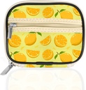 Serfeymi Ugentlig rejse Pill Organizer Pill sag for Purse med Aftagelig 7 Day Pill Box, Fashificent Travel Medicine Organizer Pill Container til medicin, Vitamin, Supplement - Gul 01