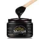 800 Mg Himalayan Shilajit Resin, Shilajit Pure Himalayan Organic, Pure Shilajit med Humic Acid, Fulvic Acid & 85 + Trace Minerals Complex, Supplement Gel til energi & immunforsvar, Mænd & Kvinder, 60g