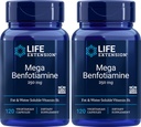 Life Extension Mega Benfotiamin Capsule, 250 Mg, 120 Vegetariske Kapsler 2 Flasker