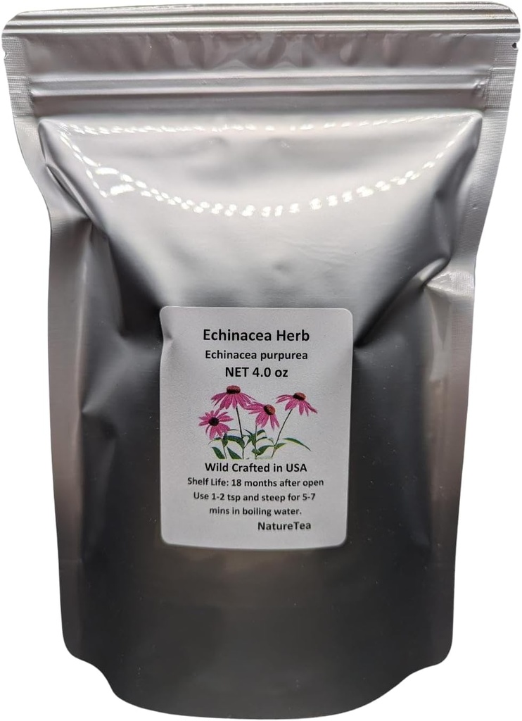 Echinacea Herb - Echinacea purpurea Loose Leaf C / S 100% fra Nature (1 oz)