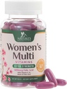 Multivitamin til kvinder med kalcium, folinsyre, vitamin A, C, D, E, & B Vitamin, zink, jern til ben, hud & immunforsvar, Nature 's Daily Womens Multivitaminer til energi - 60 Softgels
