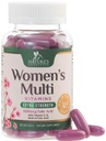 Multivitamin til kvinder med kalcium, folinsyre, vitamin A, C, D, E, & B Vitamin, zink, jern til ben, hud & immunforsvar, Nature 's Daily Womens Multivitaminer til energi - 60 Softgels