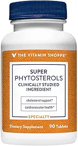 Den Vitamin Shoppe Super Phytosterols 900MG, Understøtter hjerte-kar-sundhed, Understøtter Cholesterol Niveauer allerede inden for det normale område (90 tabletter)