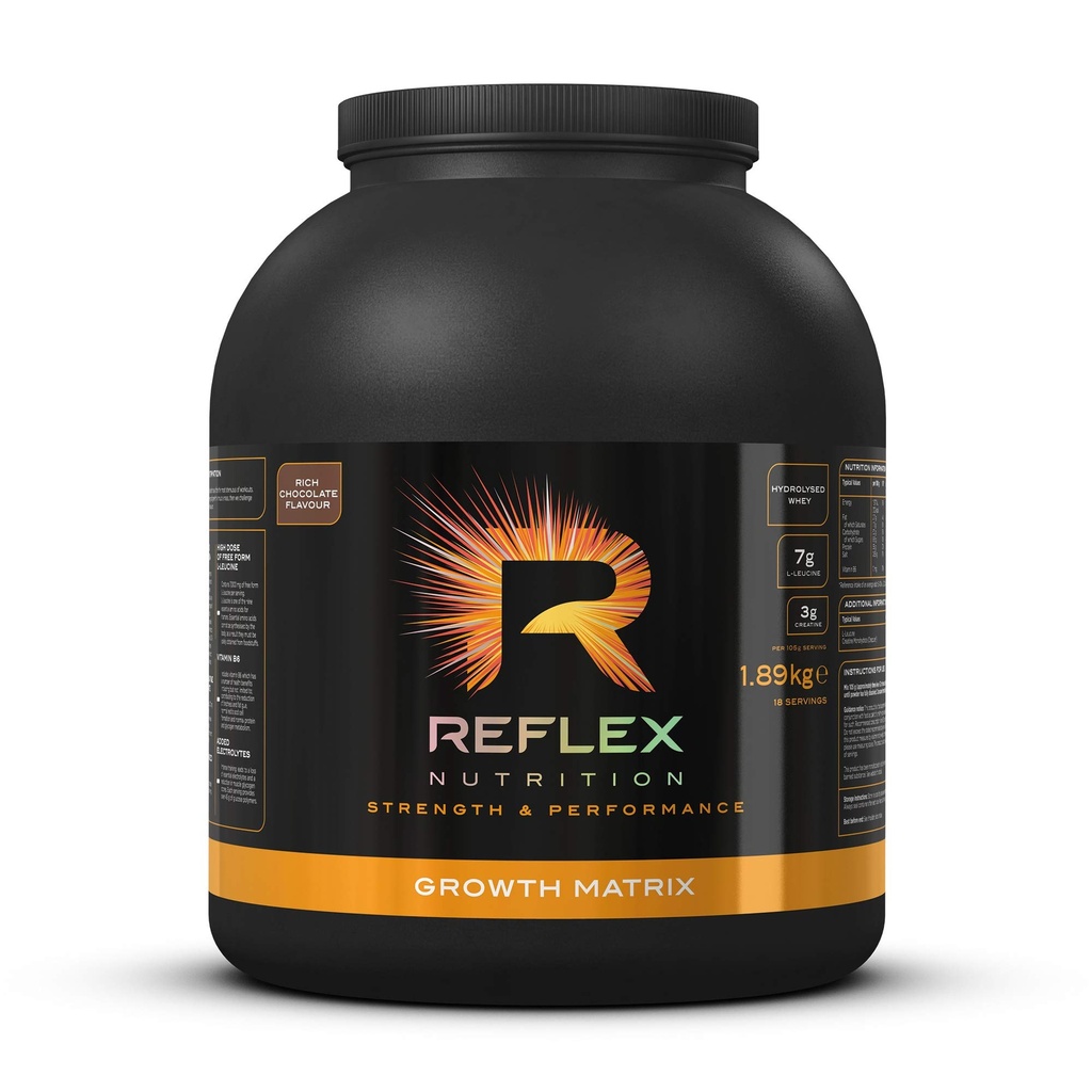Reflex Nutrition Growth Matrix Powder Rich Chocolate 1,89 Kg