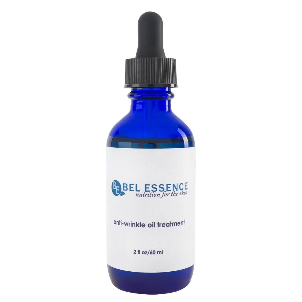 Bel Essence Anti- Wrinkle Oil Serum for Face - 100% Natural, Organic Hydrating Serum med Argan Oil- Anti Aging Serum Reducerer fine linjer, Firms Skin, Evens Skin ToneTot Hud Types-2 oz
